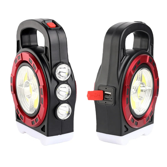 Portable Rechargeable Solar Lamp Led Flashlight