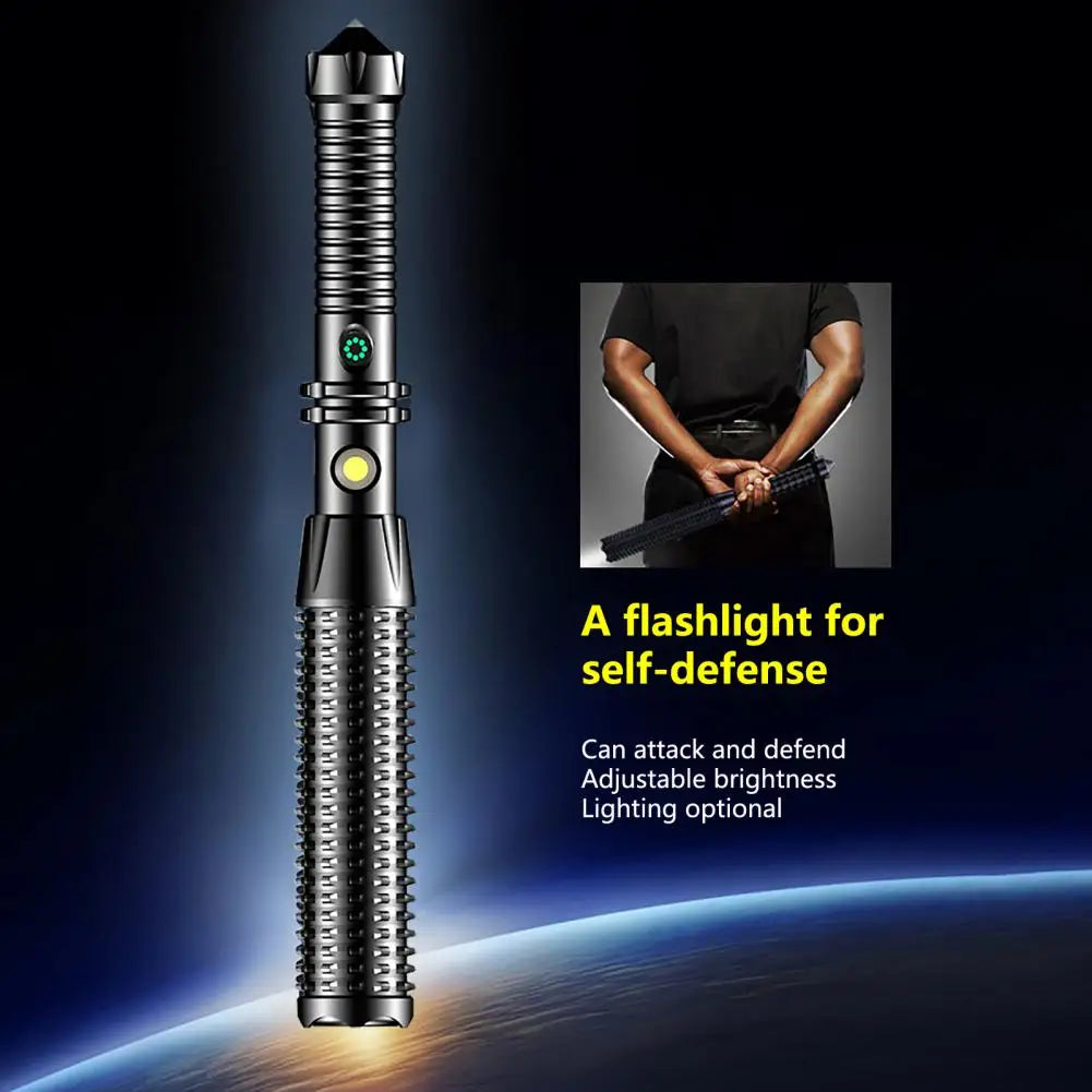 Outdoor Rechargeable Self Defence LED Flashlight