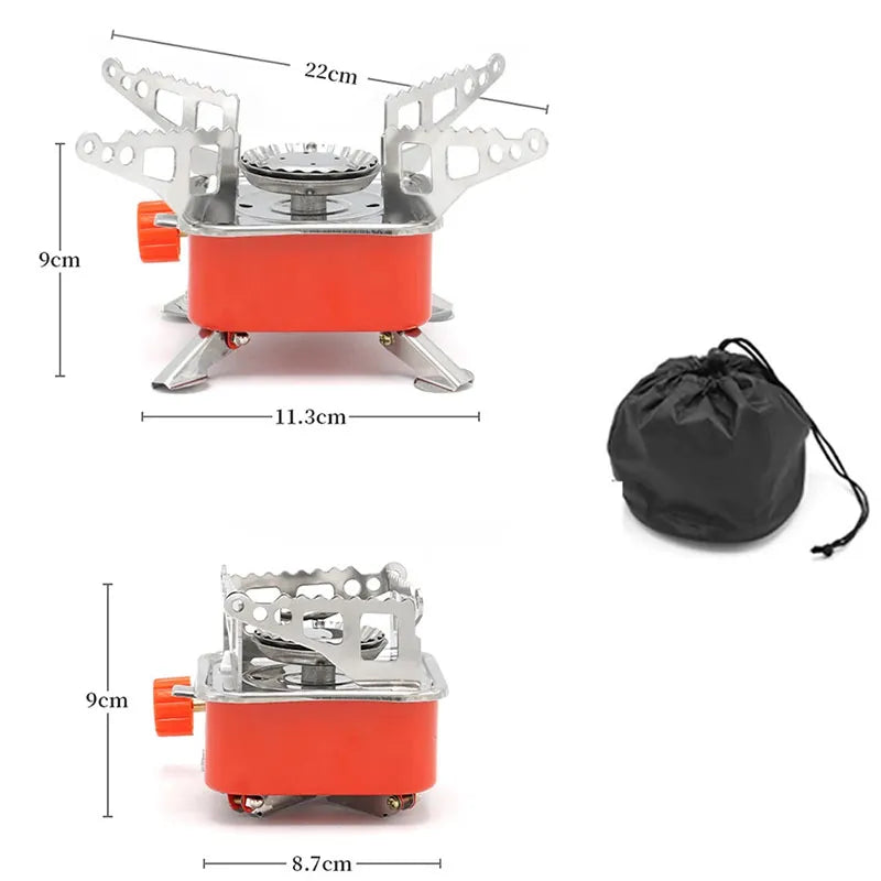 Portable Folding Camping Stove Strong Fire Heater