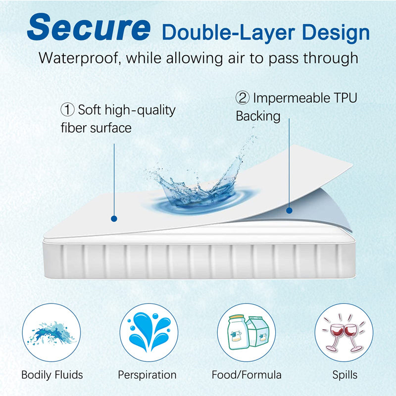 Waterproof Mattress Fitted Covers