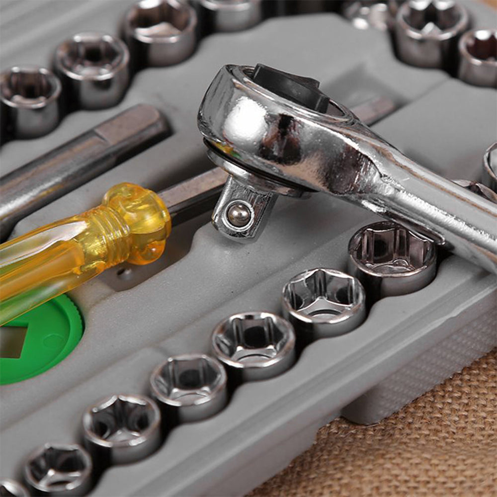 40pcs Combination Socket Wrench Set