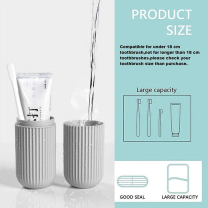 Travel Toothpaste Toothbrush Holder