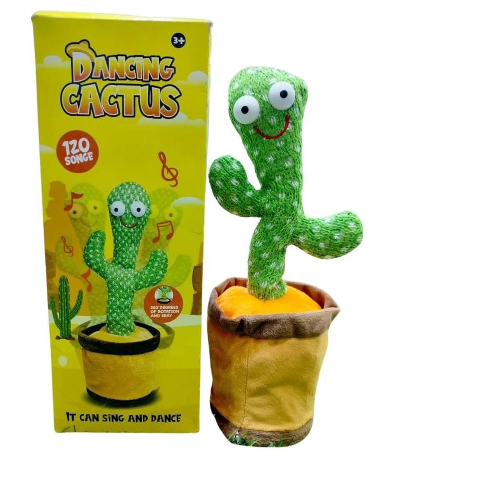 Dancing Cactus Plush Toy for Babies