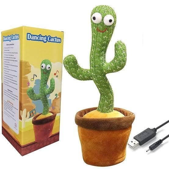 Dancing Cactus Plush Toy for Babies