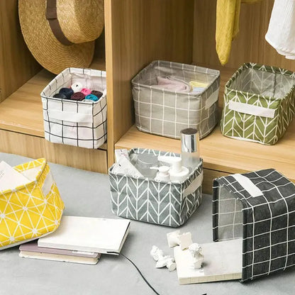 Foldable Storage Boxes (Pack Of 5 Random Colours)